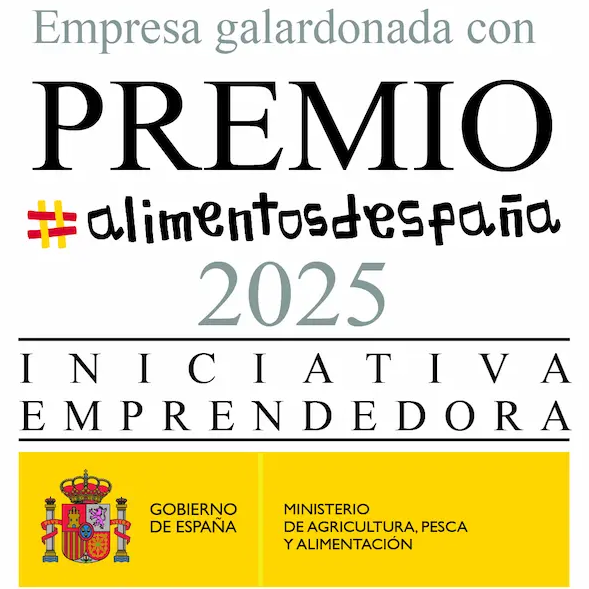 Premio “Alimentos de España a la Iniciativa emprendedora”. Ministerio de Agricultura, Pesca y Alimentación, (2025)
